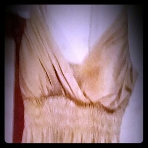 Sexy gold midi dress. .